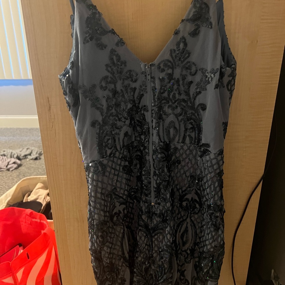 Windsor Blue Patterned Mini Dress - image 6